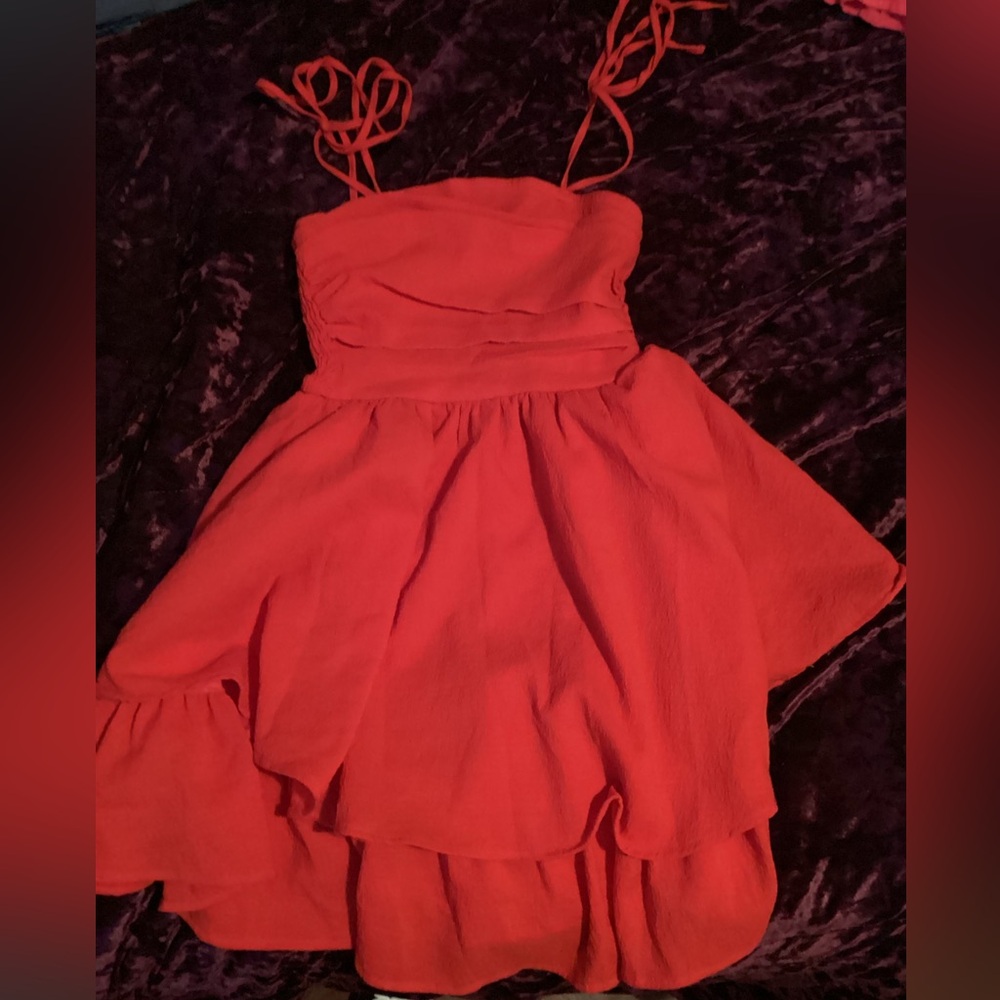SHEIN red dress